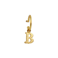 Baby Hoop 9mm Letra Gold