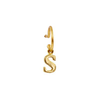 PreOrder Baby Hoops 9mm Letra Gold