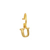 PreOrder Baby Hoops 9mm Letra Gold