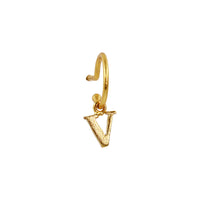 PreOrder Baby Hoops 9mm Gold Letter