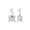 PreOrder Baby Hoops 9mm Letra Plata
