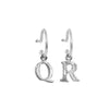 PreOrder Baby Hoops 9mm Letra Plata