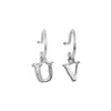 PreOrder Baby Hoops 9mm Letra Plata