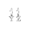 PreOrder Baby Hoops 9mm Letra Plata