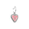 PreOrder Baby Hoops 9mm Letra Heart Plata