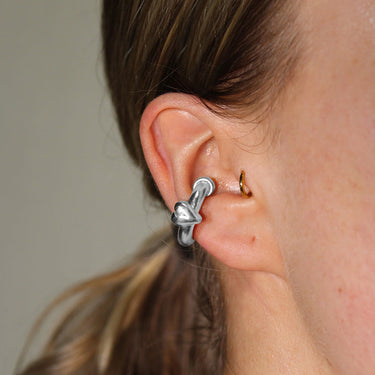 CorazOFF Earcuff Silver