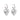 Candongas CorazOFF Mini Plata