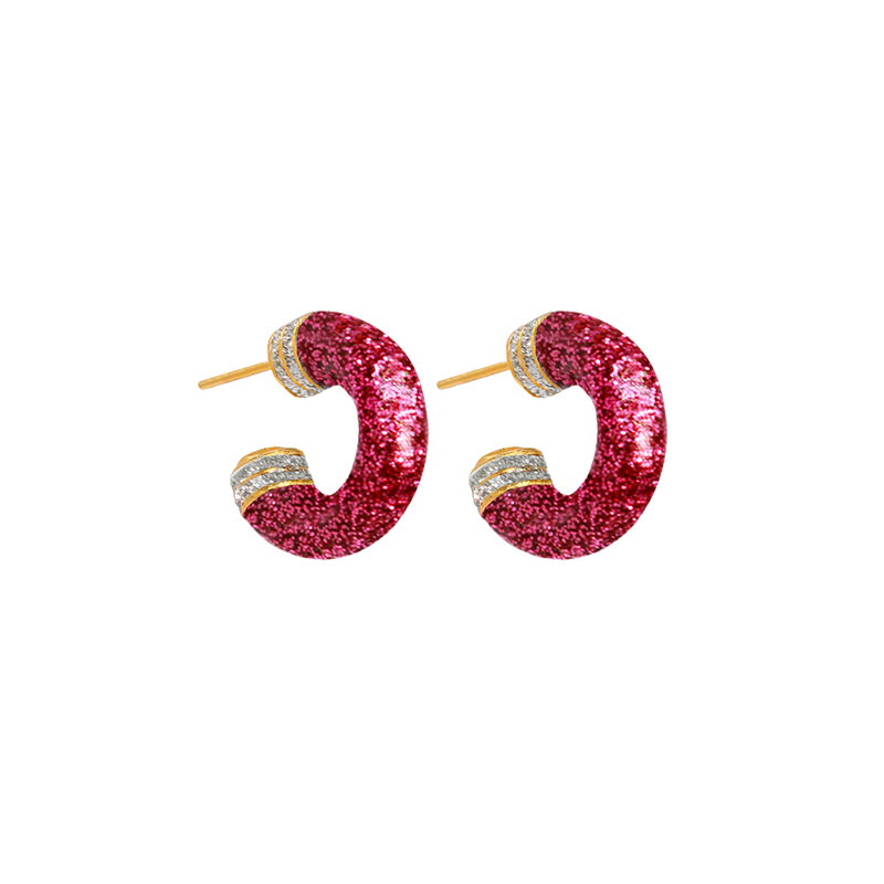 Orbit Tiny Glitter Hoops