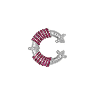 Earcuff Magic Stick Twirl Plata