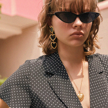 Triple Hartt Earrings