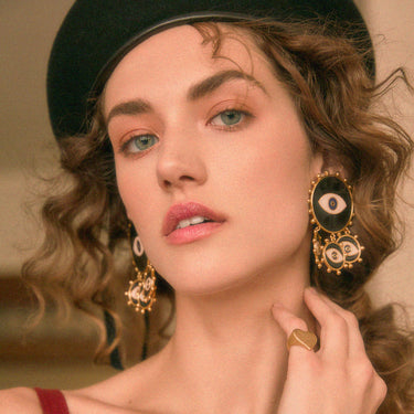 Triple Havana Earrings