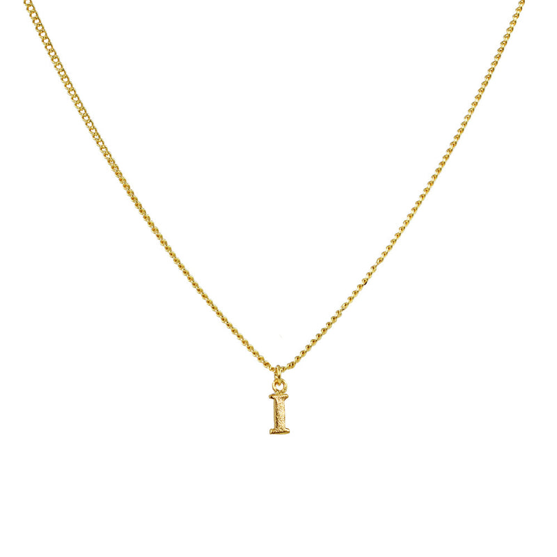 1 Letter Gold Chain