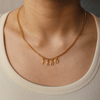 PreOrder Cadena 4 Letras Gold