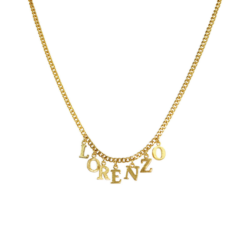 PreOrder 7 Letters Gold Chain