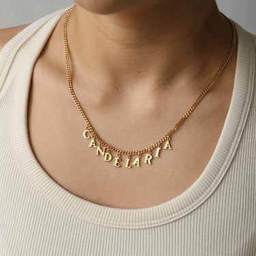 PreOrder Cadena 10 Letras Gold